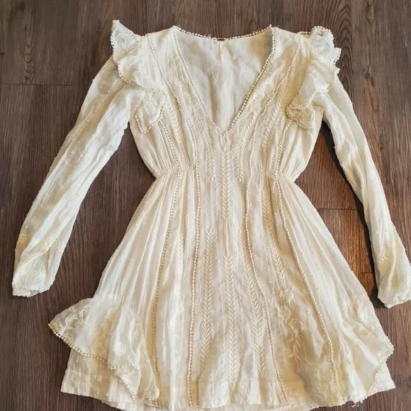 Free People | Dresses | Free People Long Sleeve Lace Dress White | Poshmark Free People | Dresses | Free People Long Sleeve Lace Dress White | Poshmark